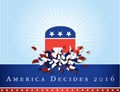 America 2016 elections Royalty Free Stock Photo